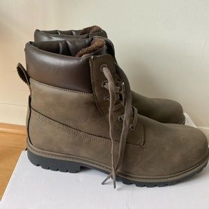 Call It Spring Bryce Boots in Beige Nubuck (NWT)